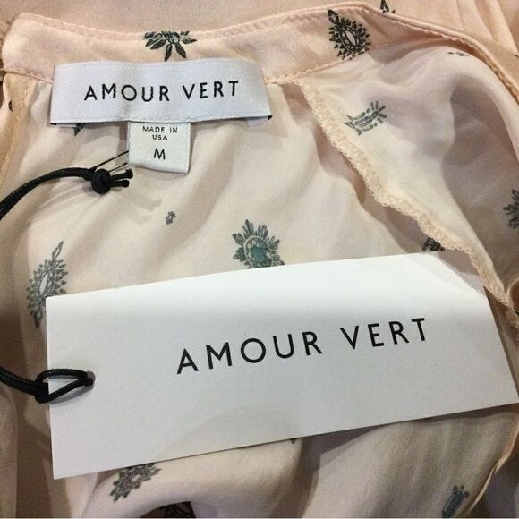 AMOUR VERT Myrtle Vintage Silk Blouse - Picture 8 of 8